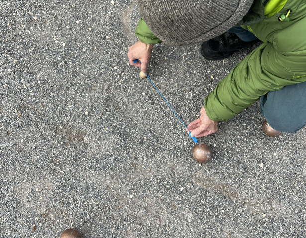 Pétanque im Adler-Garten