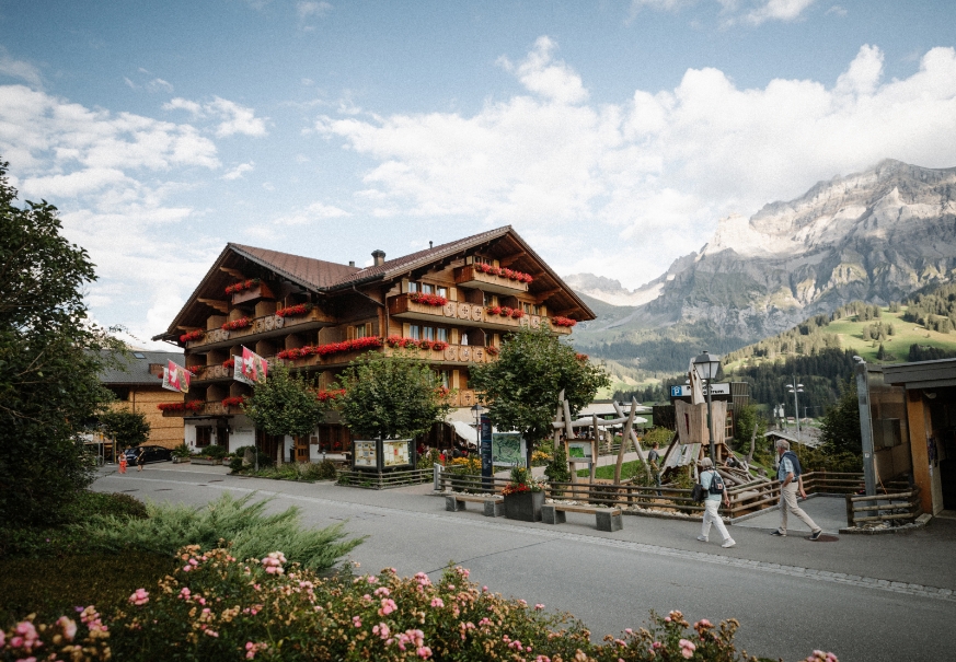 The hotel in Adelboden